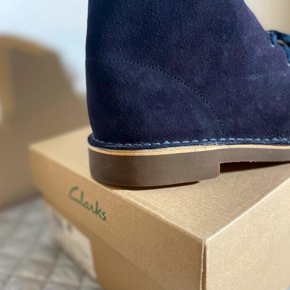 Clarks Mens (Size 11.5) | Like New | Leather Lace Up | Chukka Boots